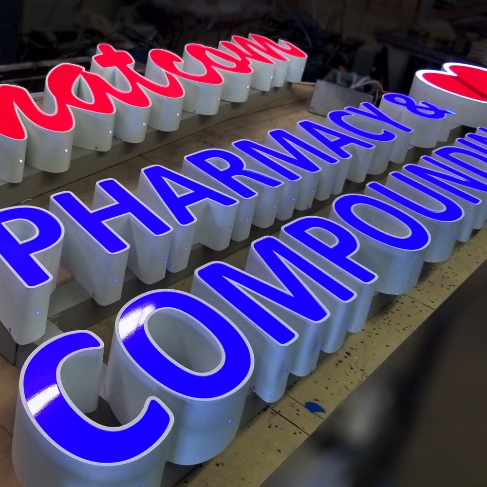 Custom Frontlit Channel Letters | LED Illuminated Signage