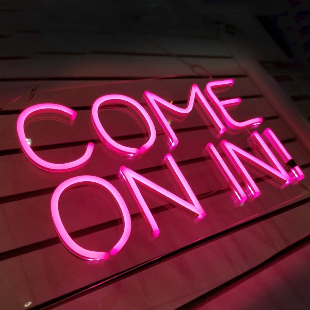 Custom LED Neon Sign – Single Neon Sign for Business & Events
