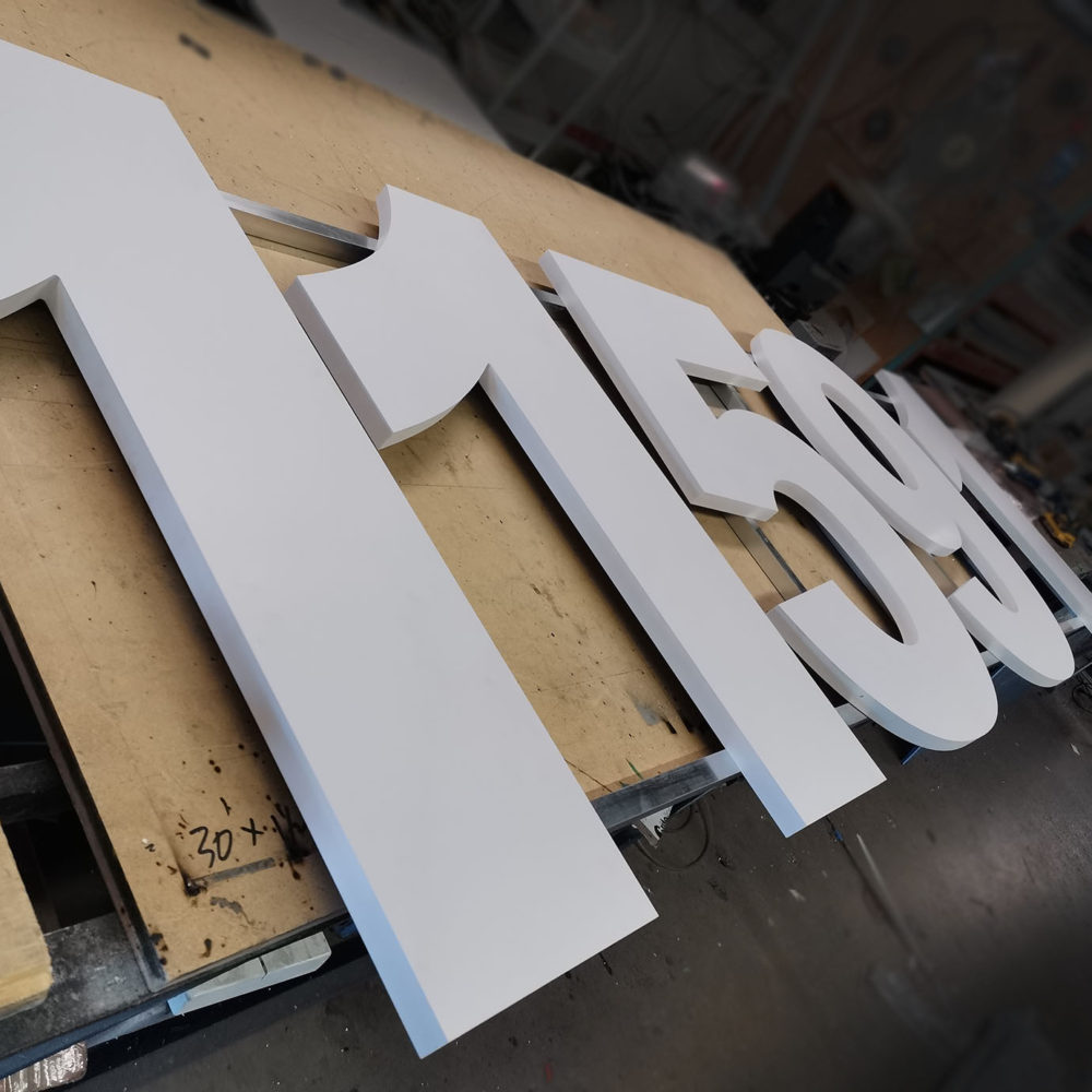 Custom Non-Lit 3D Letters for Business Signage | Durable and Customizable