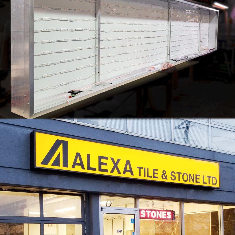 Custom Acrylic Panel Lightbox – LED Illuminated Signage for Retail & Business Displays