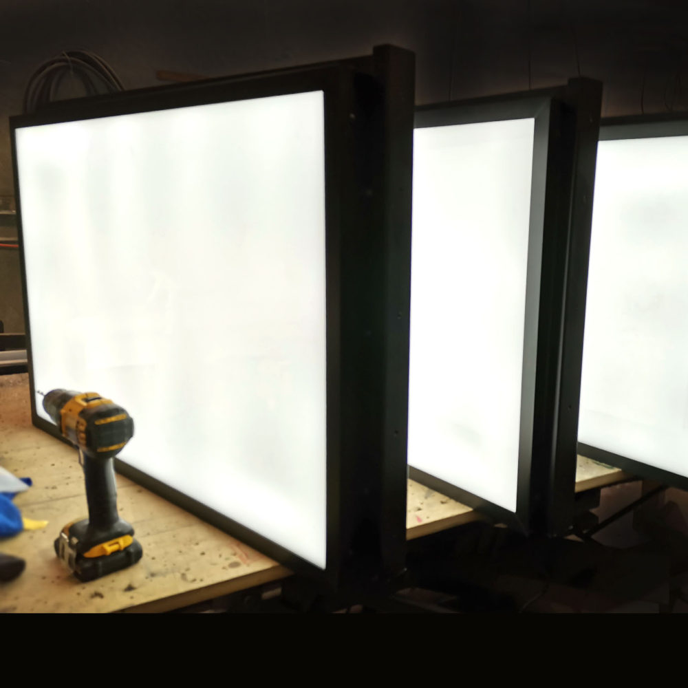 Custom Backlit Lightbox – LED Illuminated Signage for Business Displays & Advertising